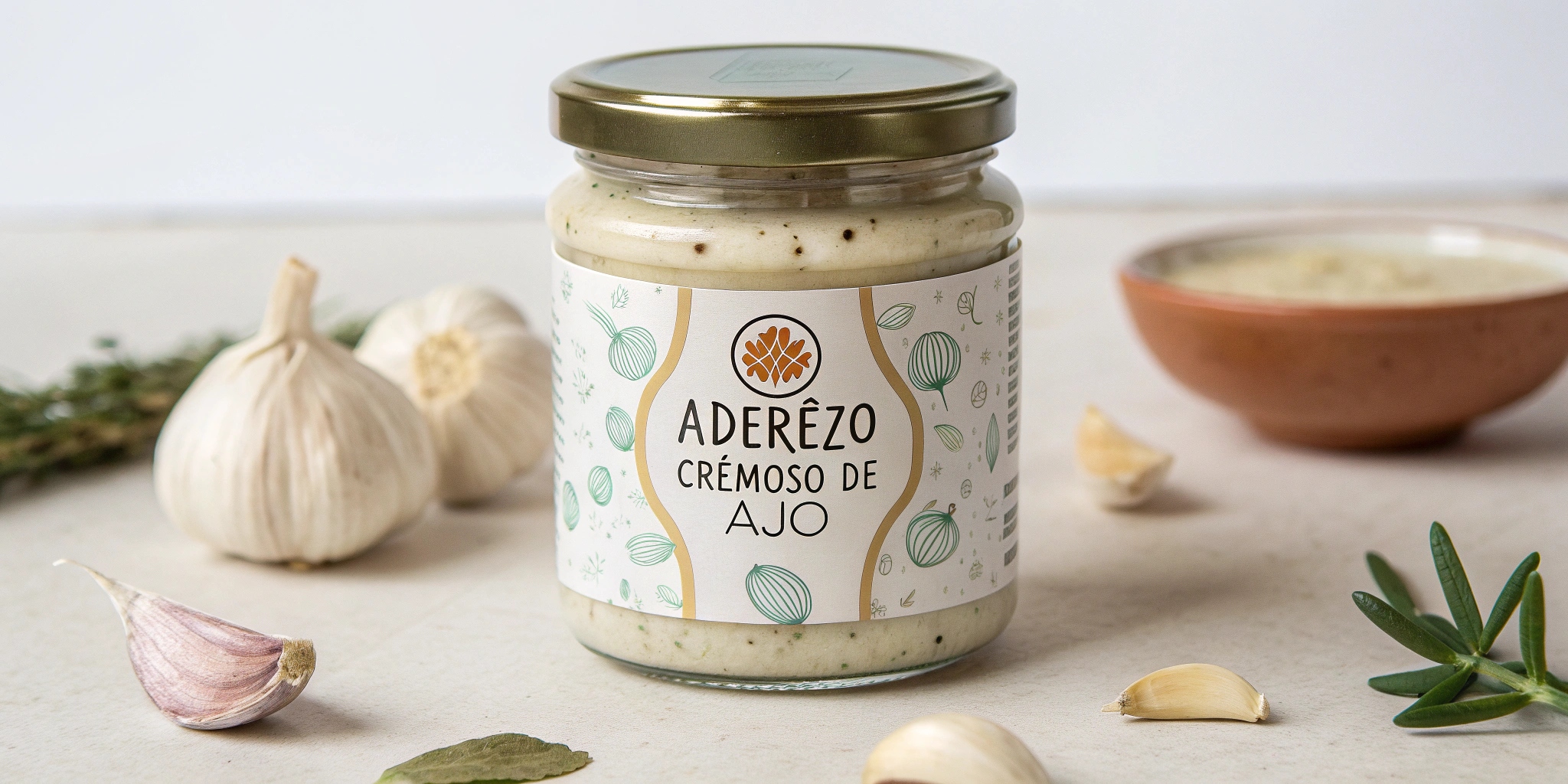 Aderezo cremoso de ajo