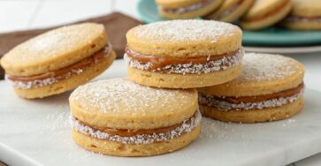 Alfajores de avena y maicena
