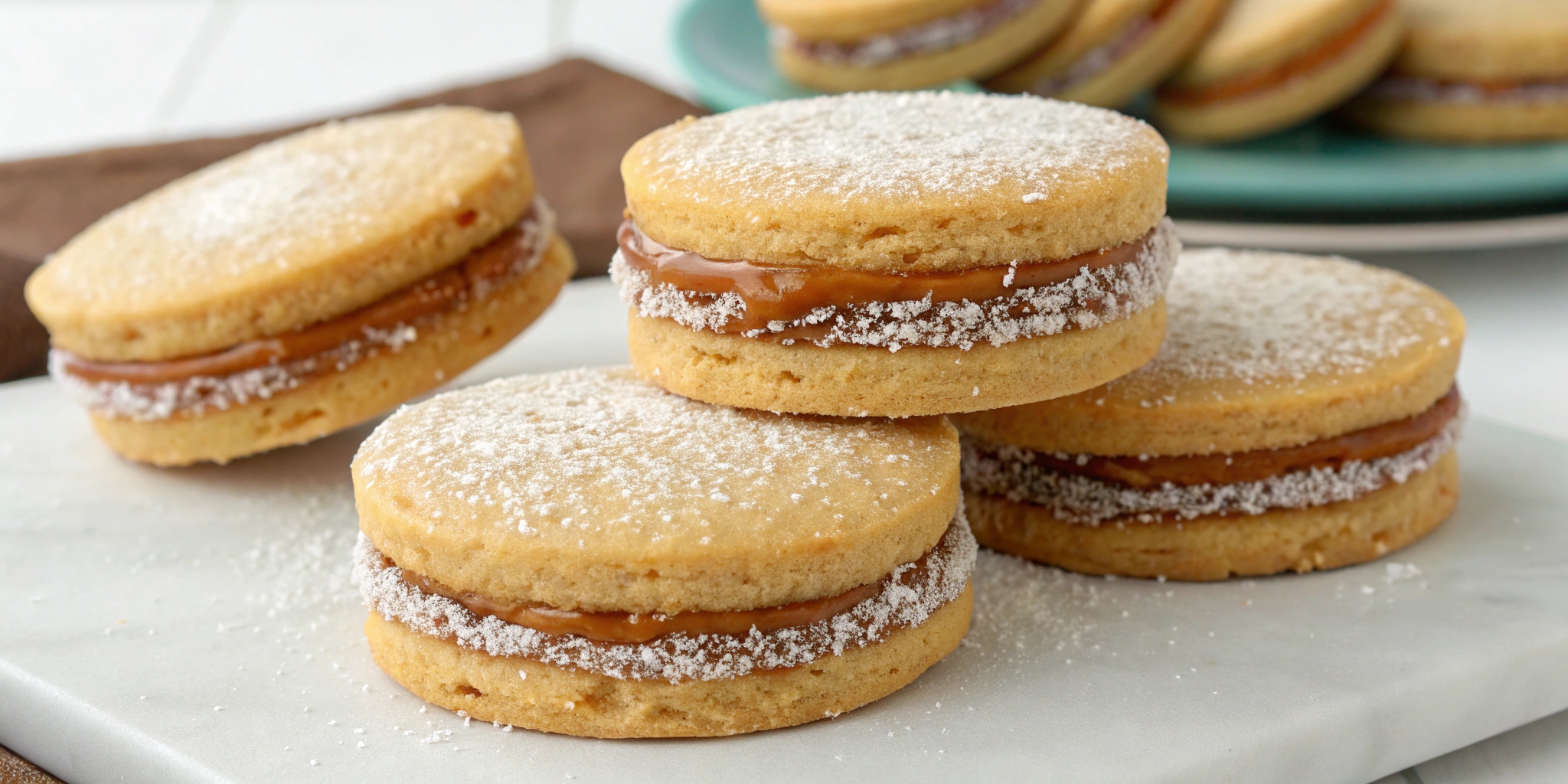 Alfajores de avena y maicena