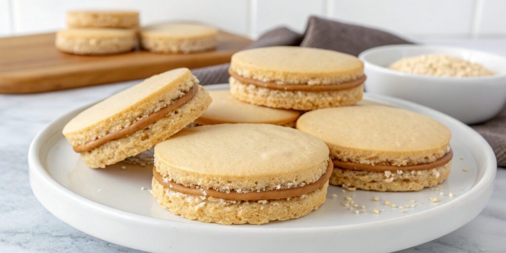 Alfajores de avena y maicena (1)