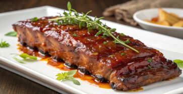 Costilla de cerdo con un toque agridulce