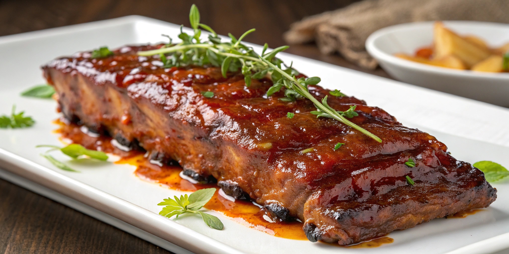 Costilla de cerdo con un toque agridulce