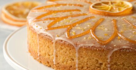 Foto muy muy muy ampliada de bizcocho de naranja c (2)