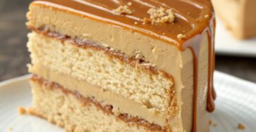 Foto muy muy muy ampliada de pastel de leche conde (3)