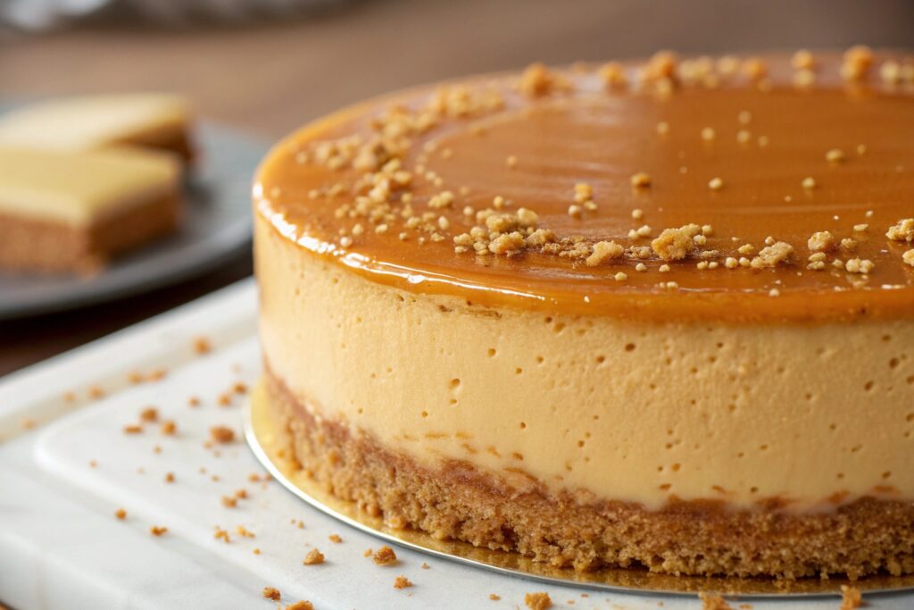 Foto muy muy muy ampliada de pastel de leche conde (4)