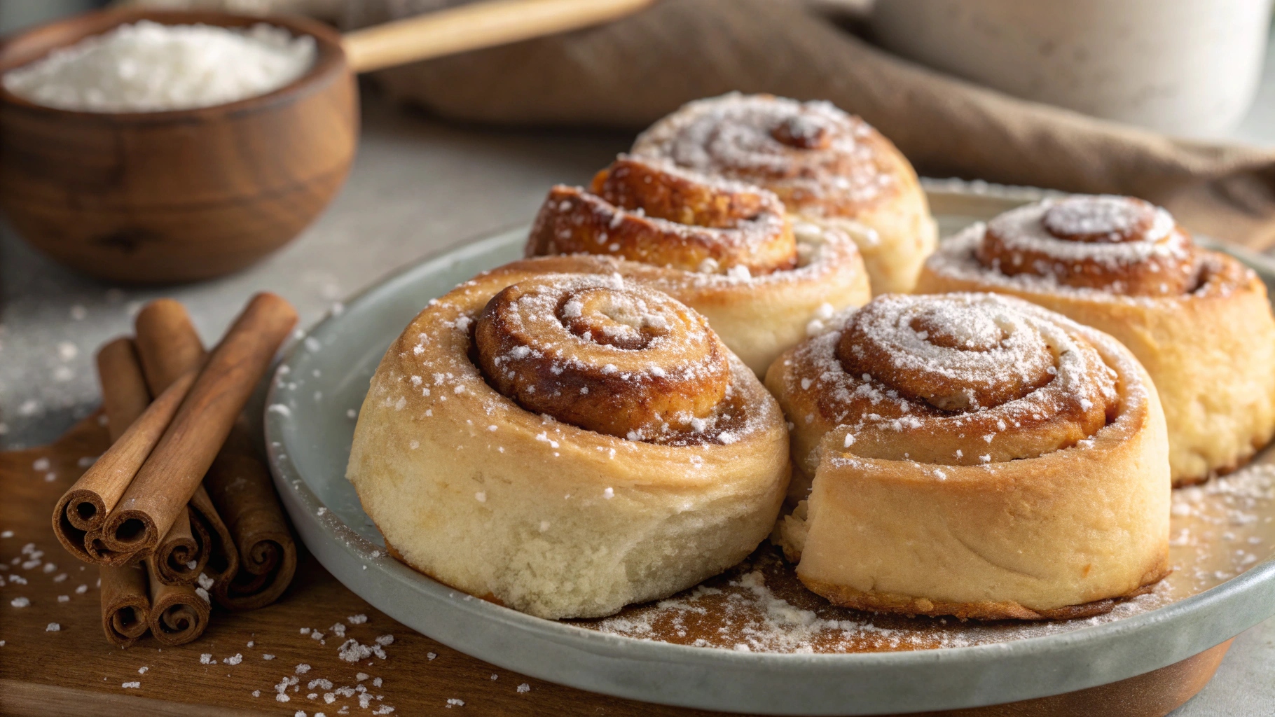 Rollos de canela caseros