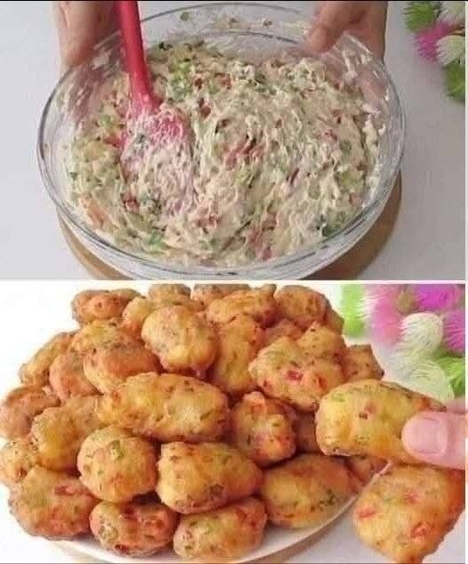 Bolinhos de Legumes com Queijo